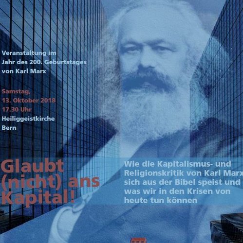 Plakat mit Karl Marx